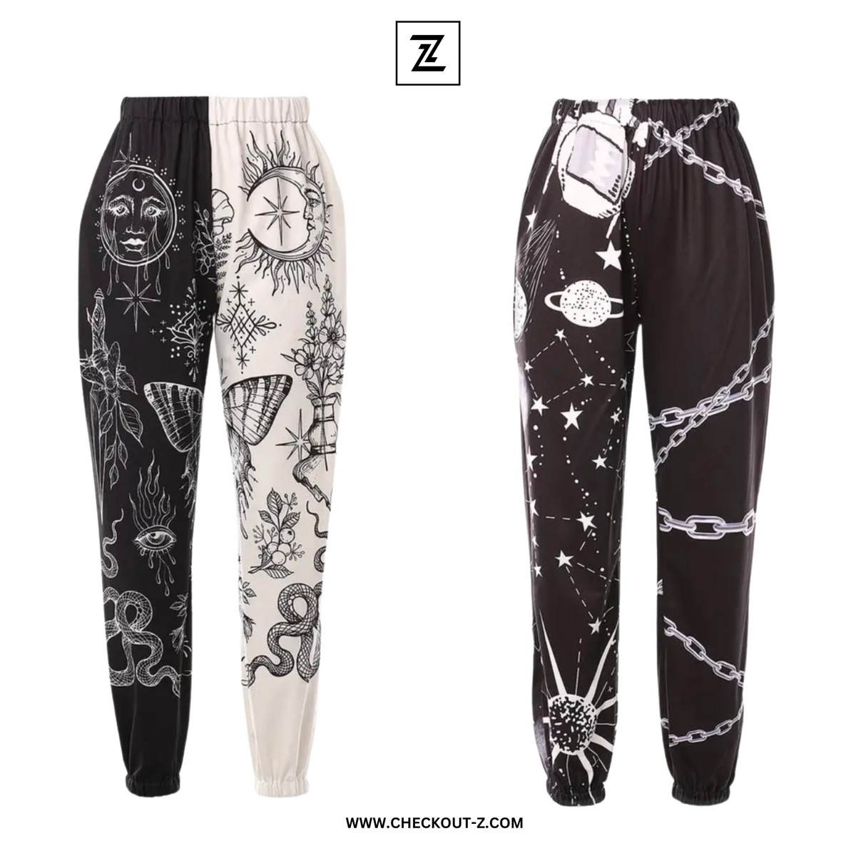 Women's Astral Balance & Galaxy Chain Reaction Joggers Combo