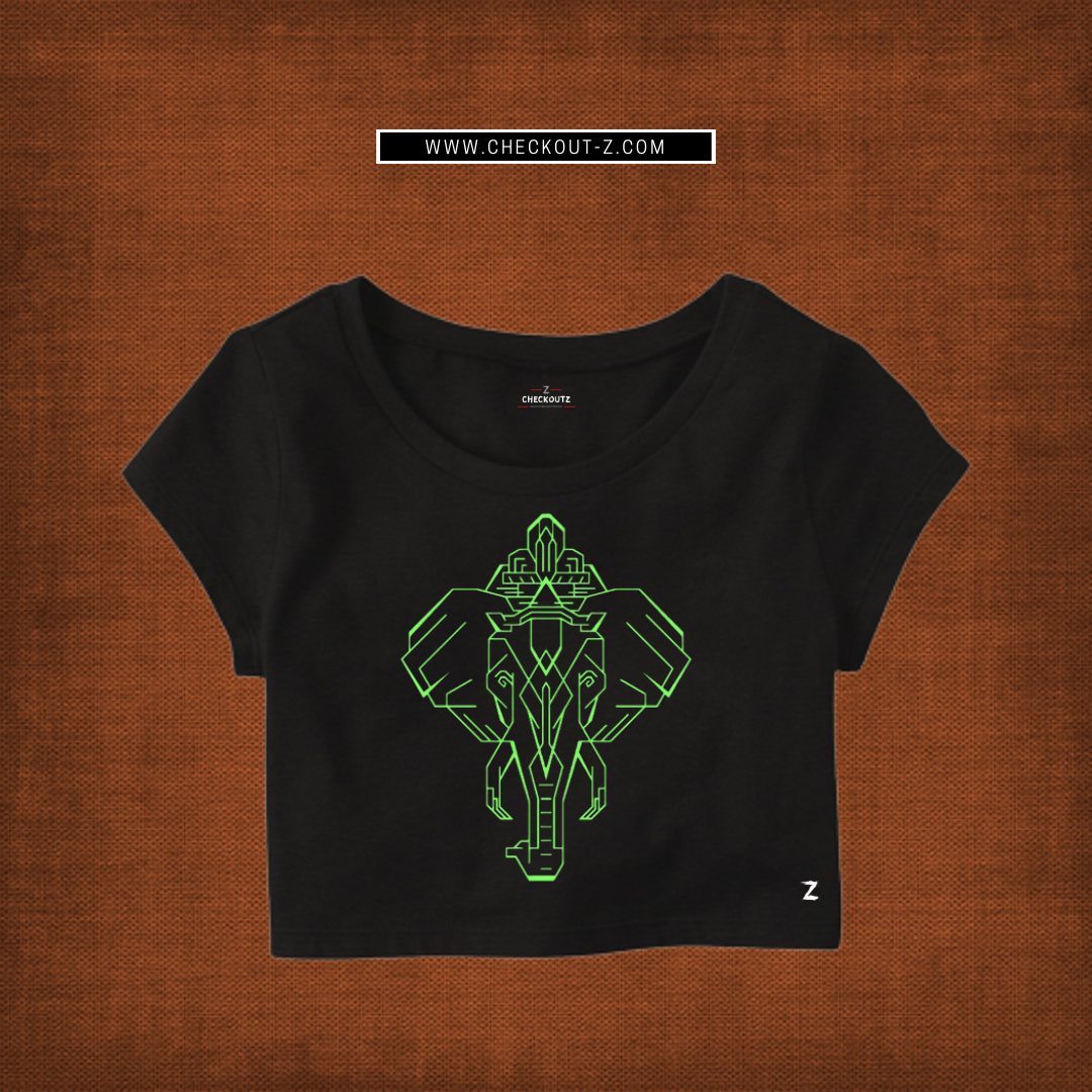 Women's Techno Crop Top